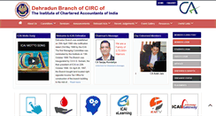 Desktop Screenshot of dehradun-icai.org